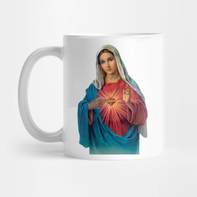 Immaculate Heart of Mary (transparent background design) by Brasilia Catholic